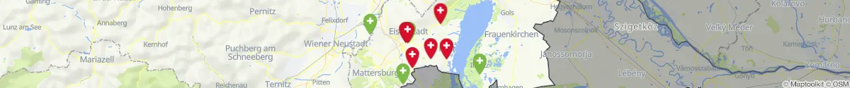 Map view for Pharmacies emergency services nearby Trausdorf an der Wulka (Eisenstadt-Umgebung, Burgenland)
